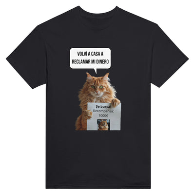 Camiseta Unisex Estampado de Gato 