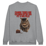 Sudadera Unisex Estampado de Gato "Fit o Feliz" Michilandia | La tienda online de los fans de gatos