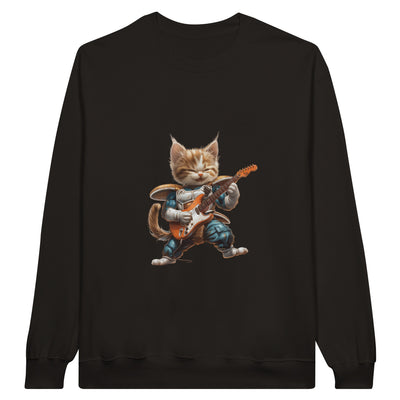 Sudadera Unisex Estampado de Gato 