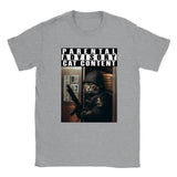 Camiseta unisex estampado de gato "Michi Braquo" Gelato