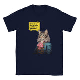 Camiseta unisex estampado de gato "Nicolás Michi Maquiavelo" Michilandia | La tienda online de los amantes de gatos