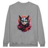 Sudadera Unisex Estampado de Gato "Retro Miau" Michilandia | La tienda online de los fans de gatos