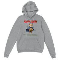 Sudadera con capucha unisex estampado de gato "Fluffy Sentry" Gelato