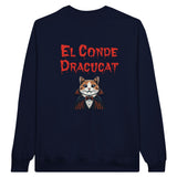 Sudadera Unisex Estampado de Gato "Conde Dracucat" Michilandia | La tienda online de los fans de gatos