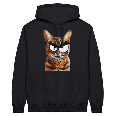 Sudadera con Capucha Unisex Estampado de Gato 