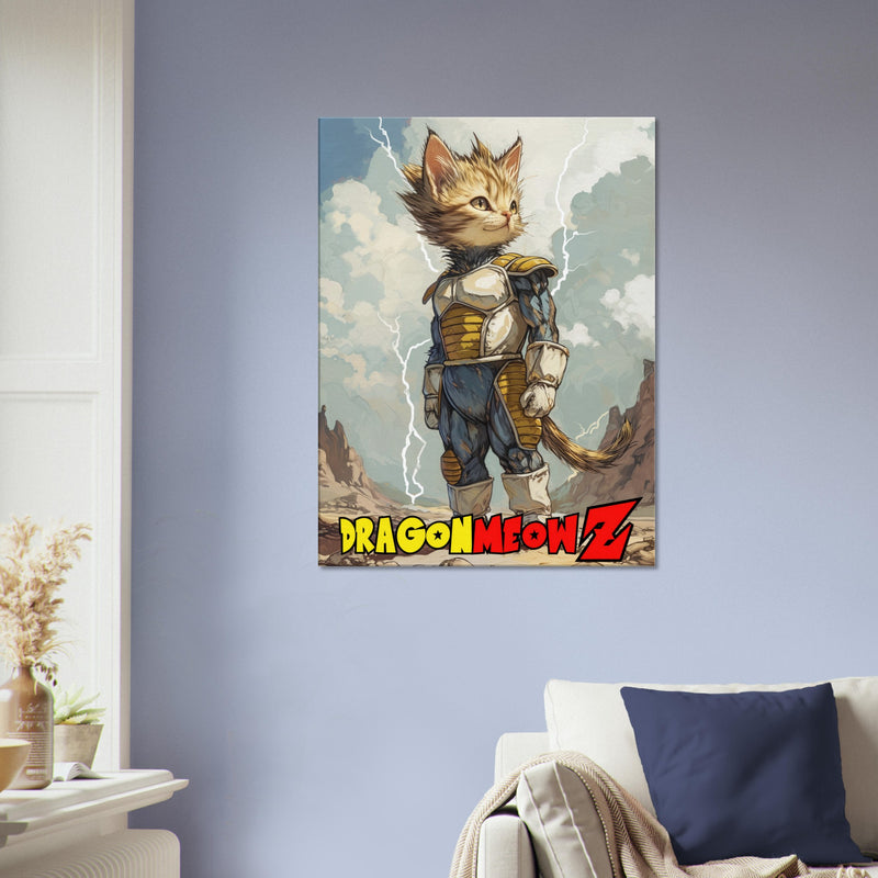 Lienzo de gato "Dragon Meow Z" Michilandia | La tienda online de los fans de gatos