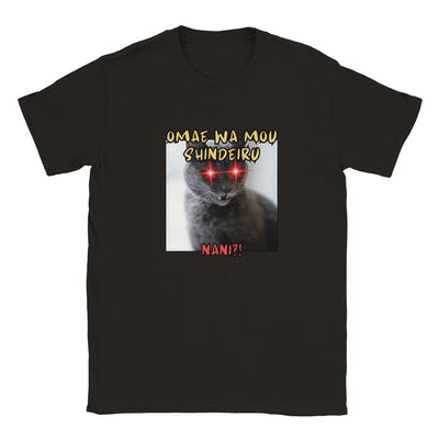 Camiseta júnior unisex estampado de gato "Nani?!" Michilandia | La tienda online de los amantes de gatos