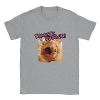 Camiseta unisex estampado de gato "Yamete Kitty" Sports Grey