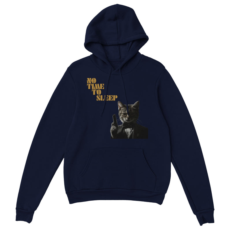 Sudadera con Capucha Unisex Estampado de Gato "Bond, James Miau" Michilandia | La tienda online de los fans de gatos