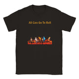 Camiseta Junior Unisex Estampado de Gato "Fiesta en el Infierno" Michilandia | La tienda online de los fans de gatos