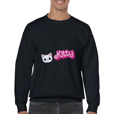 Sudadera Unisex Estampado de Gato 