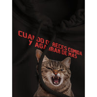 Sudadera con Capucha Unisex Estampado de Gato "Miau de Sorpresa" Michilandia | La tienda online de los fans de gatos