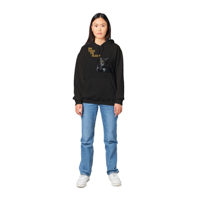 Sudadera con Capucha Unisex Estampado de Gato "Bond, James Miau" Michilandia | La tienda online de los fans de gatos