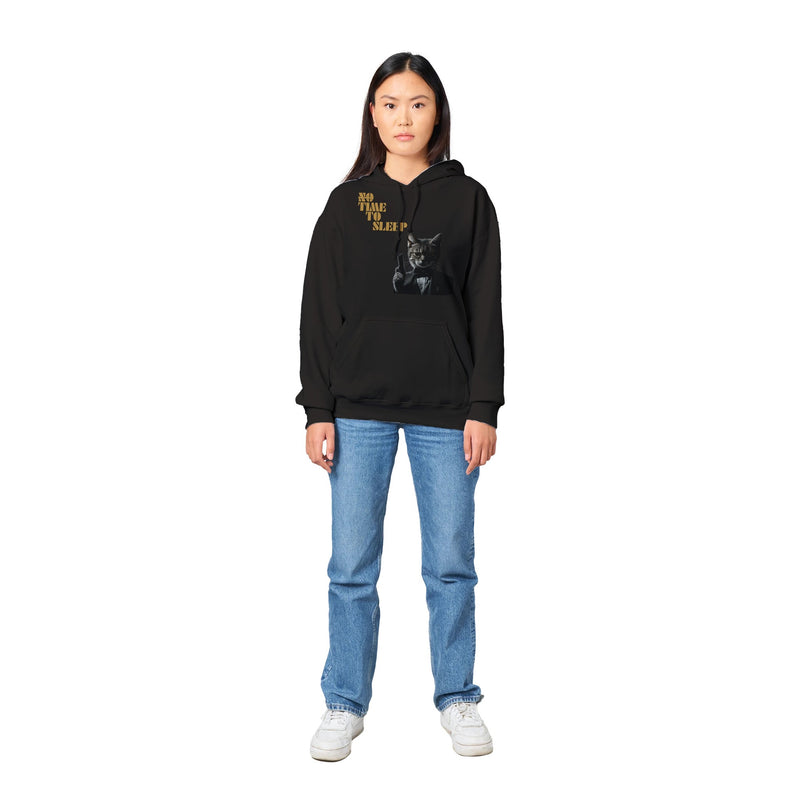 Sudadera con Capucha Unisex Estampado de Gato "Bond, James Miau" Michilandia | La tienda online de los fans de gatos