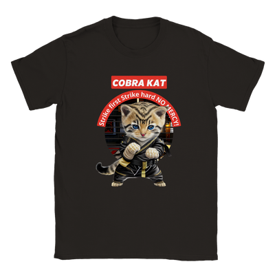 Camiseta unisex estampado de gato 