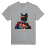 Camiseta Unisex Estampado de Gato "SuperMiau" Michilandia | La tienda online de los fans de gatos