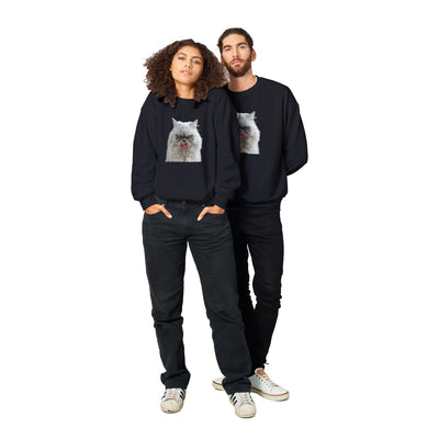 Sudadera Unisex Estampado de Gato "Miau de Rabia" Michilandia