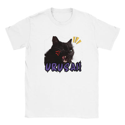 Camiseta Junior Unisex Estampado de Gato 