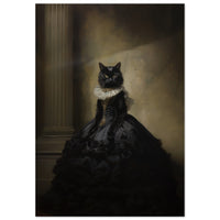 Lienzo de gato "Retrato de Madame Felina" Gelato