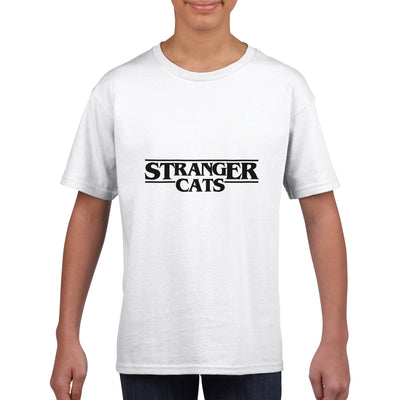 Camiseta Junior Unisex Estampado de Gato 