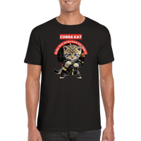 Camiseta unisex estampado de gato "COBRA KAT"