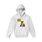 Sudadera con capucha júnior estampado de gato "Mahatma Michi Gandhi" Michilandia | La tienda online de los amantes de gatos