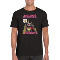 Camiseta unisex estampado de gato "Guardián de la Cena" Michilandia | La tienda online de los amantes de gatos