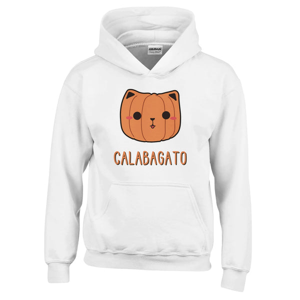 Sudadera con Capucha Júnior Estampado de Gato "Calabagato"