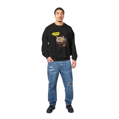 Sudadera Unisex Estampado de Gato "9000 Miaus" Michilandia