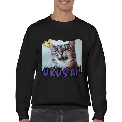 Sudadera Unisex Estampado de Gato 