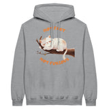 Sudadera con Capucha Unisex Estampado de Gato "Not Fast Not Furious" Michilandia | La tienda online de los fans de gatos