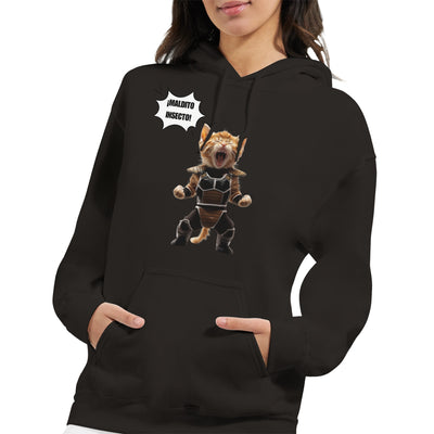 Sudadera con Capucha Unisex Estampado de Gato "Maldito insecto" Michilandia