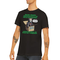 Camiseta unisex estampado de gato "Misión de Michi Snake"