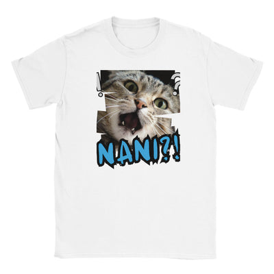 Camiseta Junior Unisex Estampado de Gato 