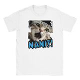 Camiseta Junior Unisex Estampado de Gato "Exclamación Gatuna" Michilandia | La tienda online de los amantes de gatos