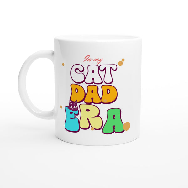 Taza con Impresión de Gato "Paternidad Felina"