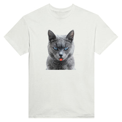 Camiseta Unisex Estampado de Gato "Burla Felina" Michilandia