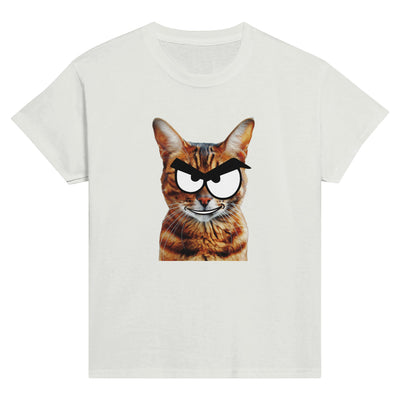 Camiseta Junior Unisex Estampado de Gato 