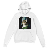 Sudadera con Capucha Unisex Estampado de Gato "Retrato Renacentista" Michilandia | La tienda online de los fans de gatos