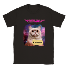 Camiseta unisex estampado de gato 