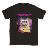 Camiseta unisex estampado de gato "El Michi Cósmico" Gelato