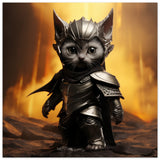Póster de gato "Michi Sauron"