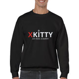 Sudadera Unisex Estampado de Gato "XKitty Style" Michilandia | La tienda online de los fans de gatos