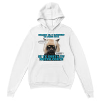 Sudadera con Capucha Unisex Estampado de Gato "El Desastre Peluquero" Michilandia | La tienda online de los amantes de gatos