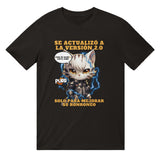 Camiseta unisex estampado de gato "Cyborg Kitty" Michilandia | La tienda online de los amantes de gatos