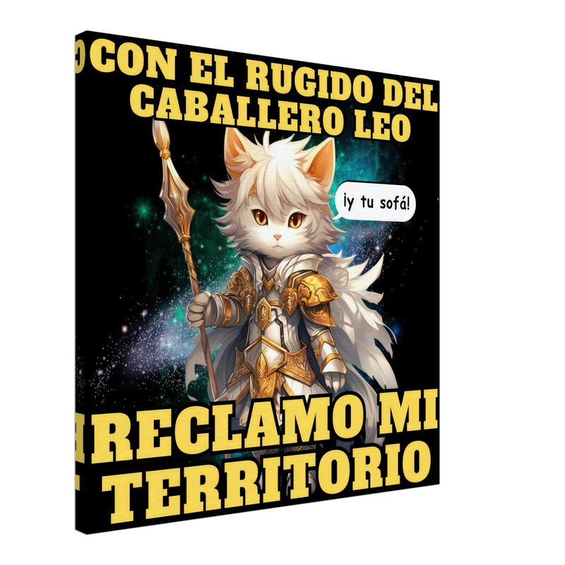 Lienzo de Gato "Caballero del Sofá" Michilandia | La tienda online de los amantes de gatos