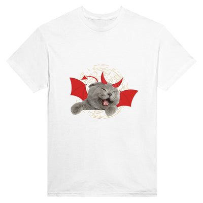 Camiseta Unisex Estampado de Gato "Vórtice Felino" Michilandia | La tienda online de los fans de gatos