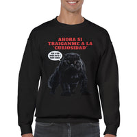 Sudadera Unisex Estampado de Gato "Curiosidad Superada" Michilandia | La tienda online de los fans de gatos