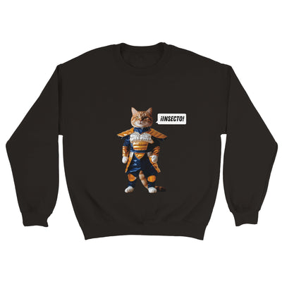 Sudadera Unisex Estampado de Gato "Vegeta Gatuno" Michilandia