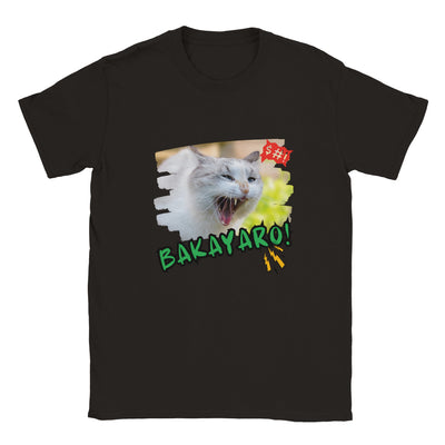 Camiseta Unisex Estampado de Gato 